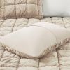 Full/Queen Beige Velvety Soft Down Alternative Comforter Set
