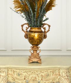 Golden Swirl Vase Tall
