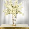 Golden Zebra With White Vase