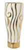 Golden Zebra With White Vase