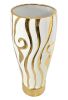 Golden Zebra With White Vase