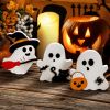 Halloween Decorations Indoor, Wooden Tiered Tray Decor Table Sign Set of 3