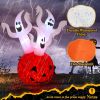 Halloween Outdoor Decorations, Blow Up Yard Decorations, Built-in LED Lights DÃ©cor for Indoor Home Party Garden Lawn Store, 5.9FT Pumpkin Ghost