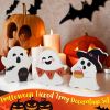 Halloween Decorations Indoor, Wooden Tiered Tray Decor Table Sign Set of 3