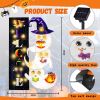 Lighted Garden Flag, Solar Fall Outdoor Decor Yard Flag,8 Modes Led Scarecrow Flag