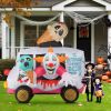 Halloween Outdoor Decorations, Blow Up Yard Decorations, Built-in LED Lights DÃ©cor for Indoor Home Party Garden Lawn Store, 5.9FT Pumpkin Ghost
