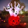 Halloween Outdoor Decorations, Blow Up Yard Decorations, Built-in LED Lights DÃ©cor for Indoor Home Party Garden Lawn Store, 5.9FT Pumpkin Ghost