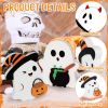 Halloween Decorations Indoor, Wooden Tiered Tray Decor Table Sign Set of 3